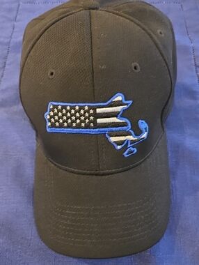 Black Boston Strong baseball cap